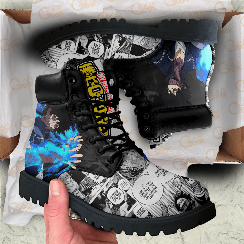 My Hero Academia Dabi Boots Anime Custom Shoes