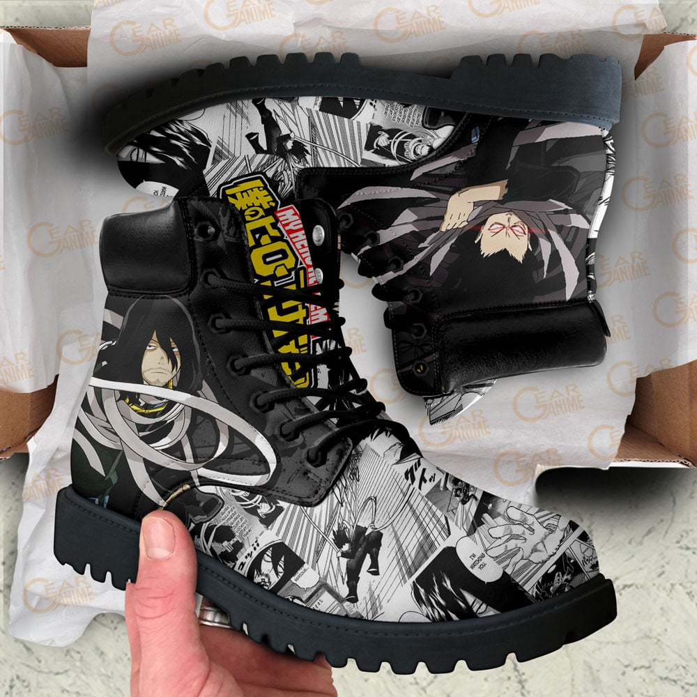 My Hero Academia Eraser Head Boots Anime Custom Shoes
