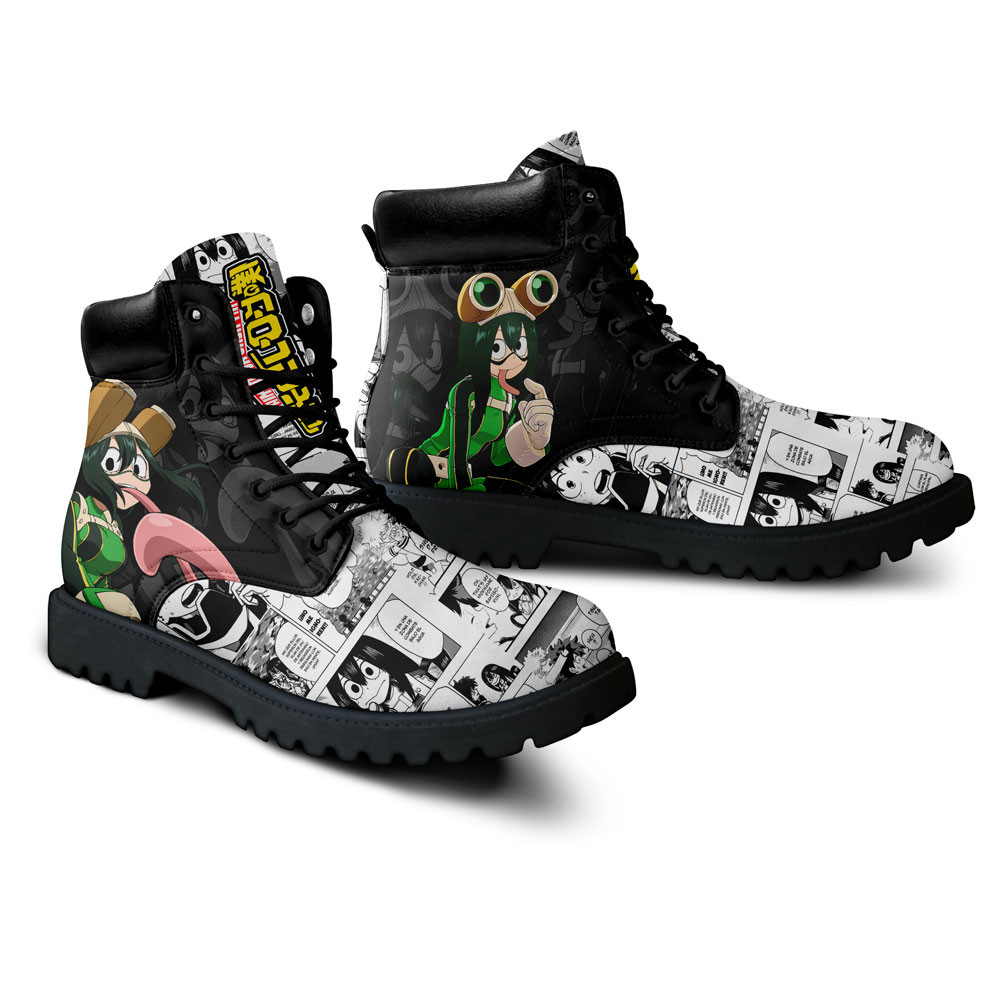 My Hero Academia Froppy Boots Anime Custom Shoes