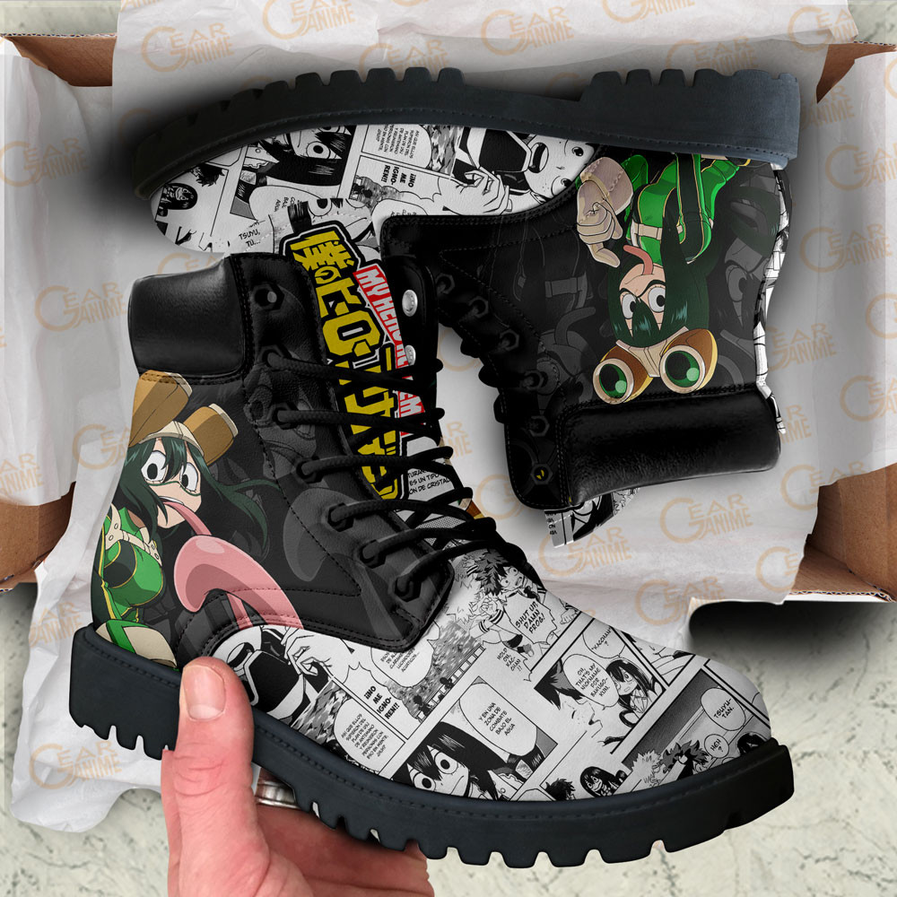 My Hero Academia Froppy Boots Anime Custom Shoes