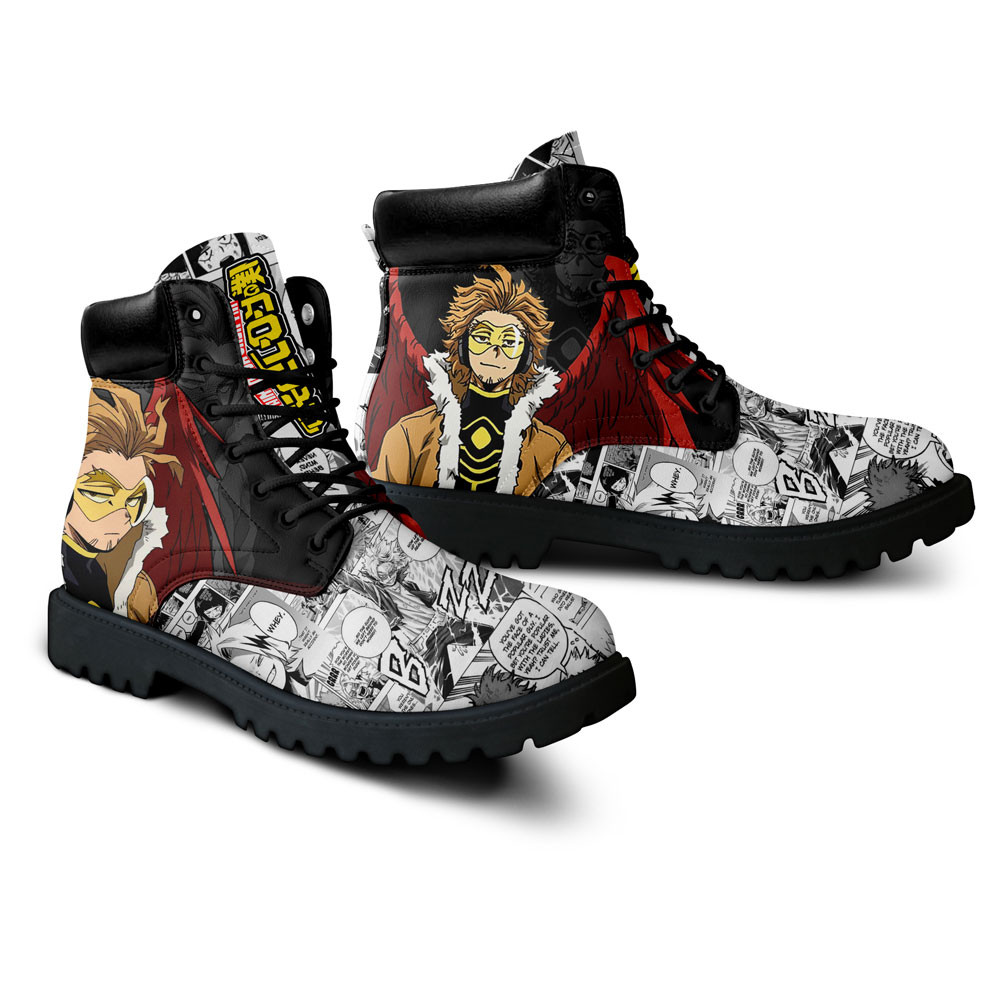 My Hero Academia Hawks Boots Anime Custom Shoes