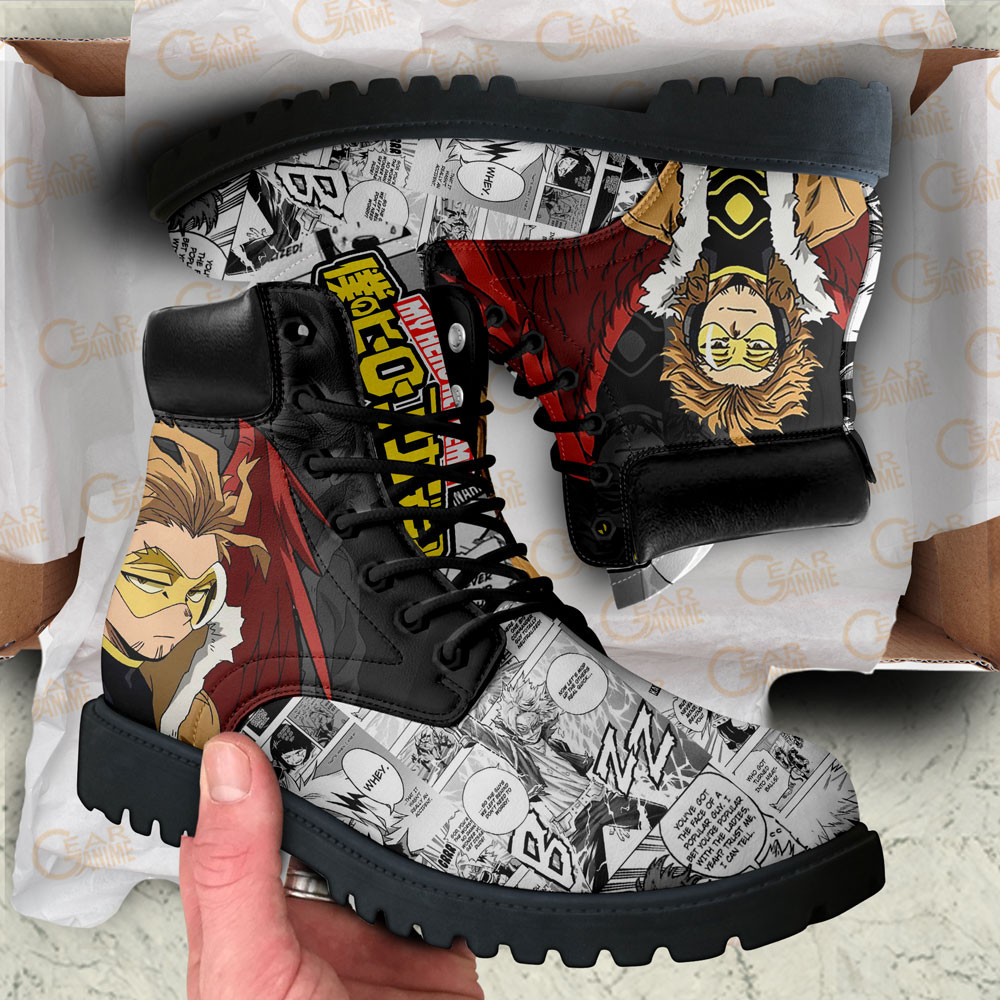 My Hero Academia Hawks Boots Anime Custom Shoes