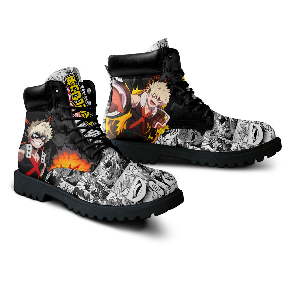 My Hero Academia Katsuki Bakugo Boots Anime Custom Shoes