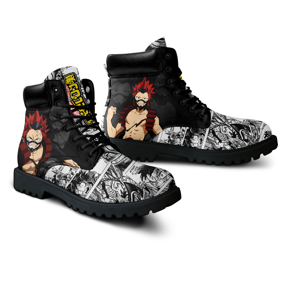 My Hero Academia Red Riot Boots Anime Custom Shoes