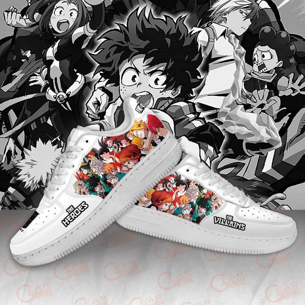 My Hero Academia Shoes Hero Team Vs Villian Team