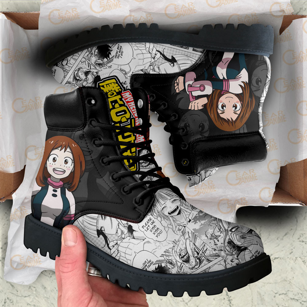 My Hero Academia Uravity Boots Anime Custom Shoes