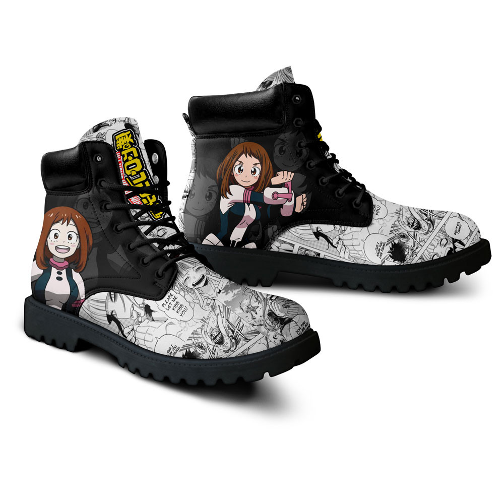 My Hero Academia Uravity Boots Anime Custom Shoes