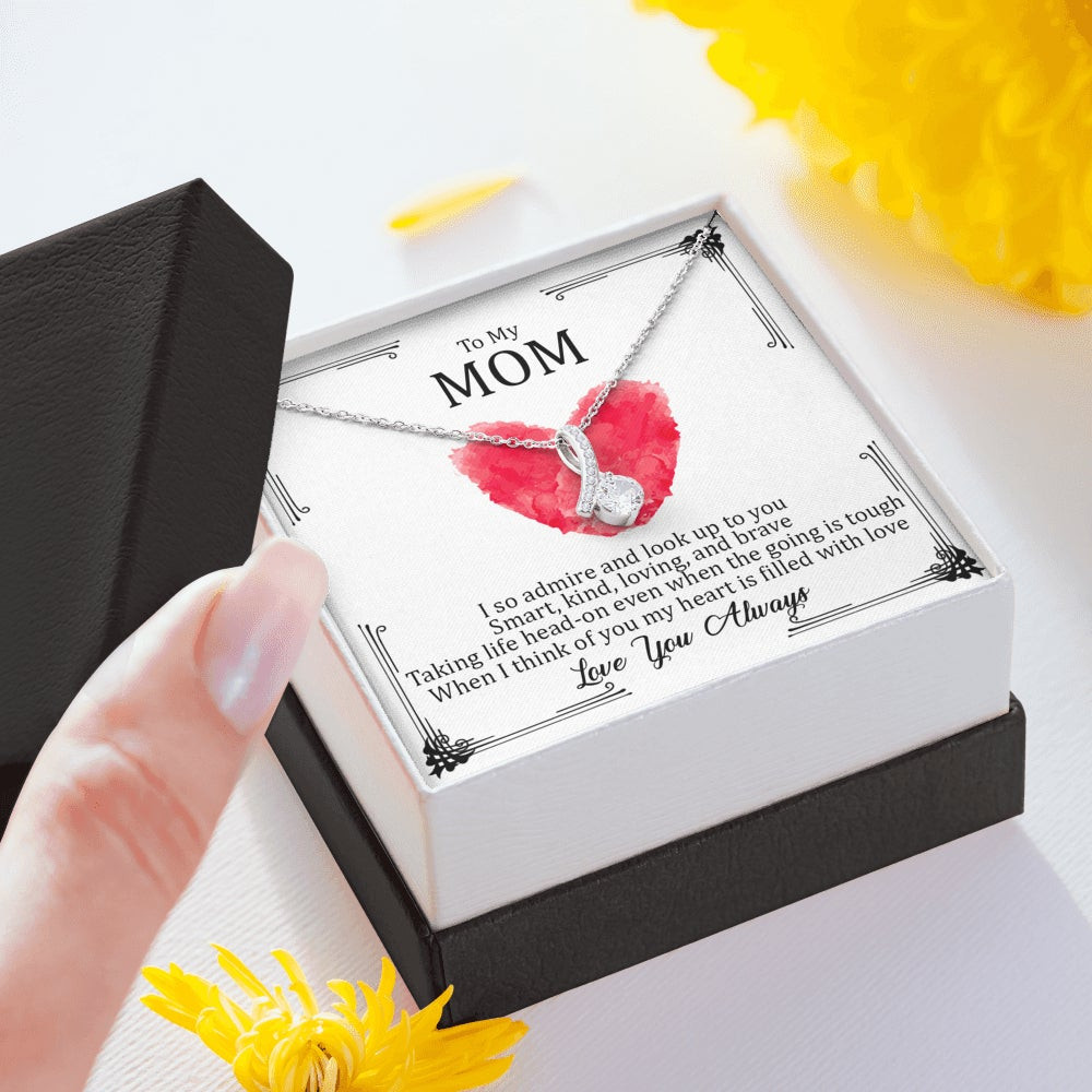 My Mom, My Heart Is Filled With Love –  Alluring Beauty Necklace