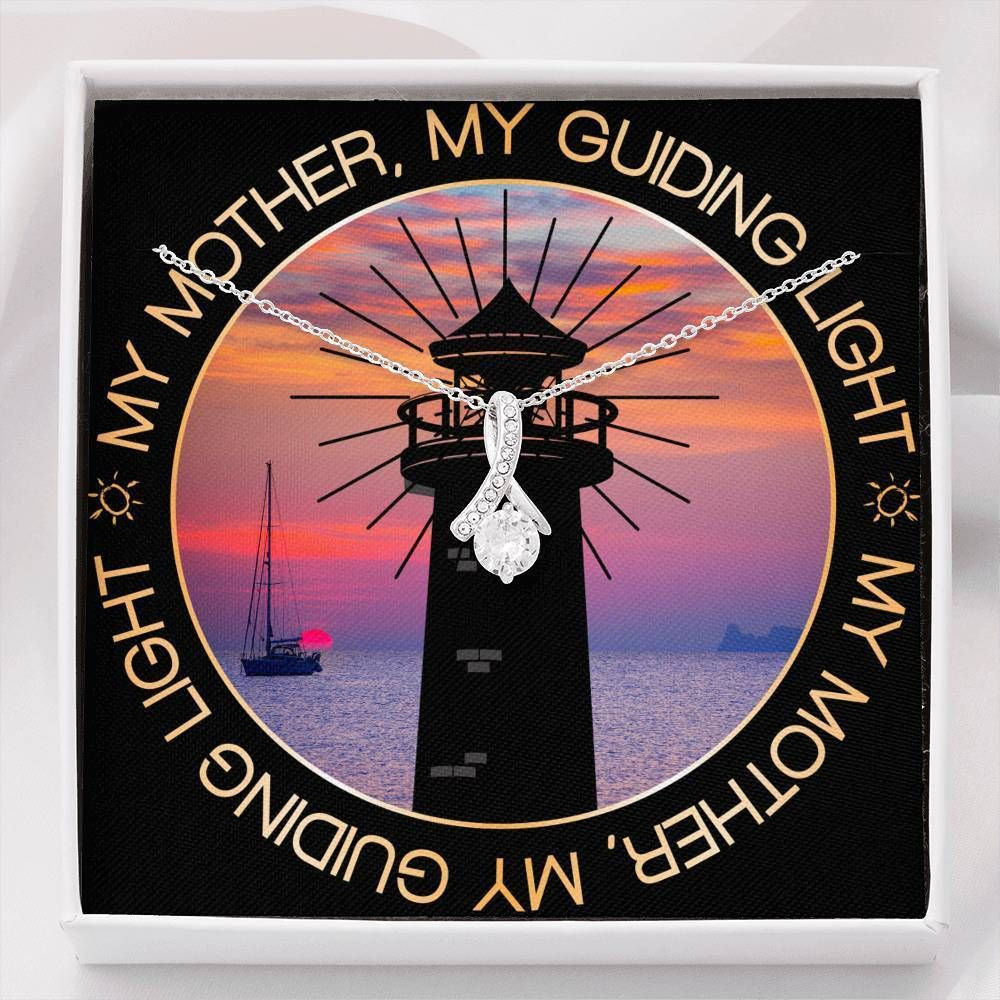 MY Mother My Guiding Light Alluring Beauty Necklace Gift For Mom