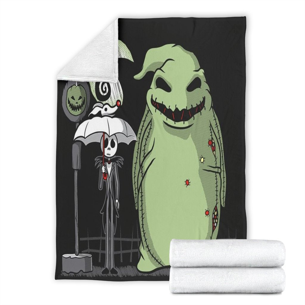 My Neighbor Jack Skellington Sherpa Blanket Cozy Blanket Fleece Blanket