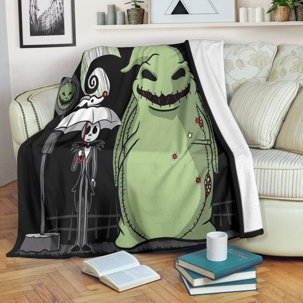 My Neighbor Jack Skellington Sherpa Blanket Cozy Blanket Fleece Blanket