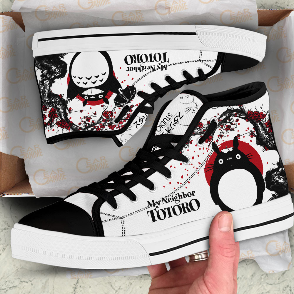 My Neighbor Totoro Anime Custom High Top Shoes Japan Style