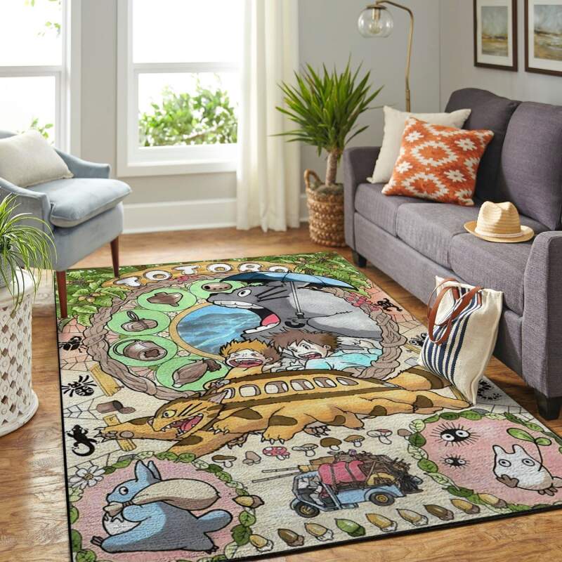 My Neighbor Totoro Area Rectangle Rug
