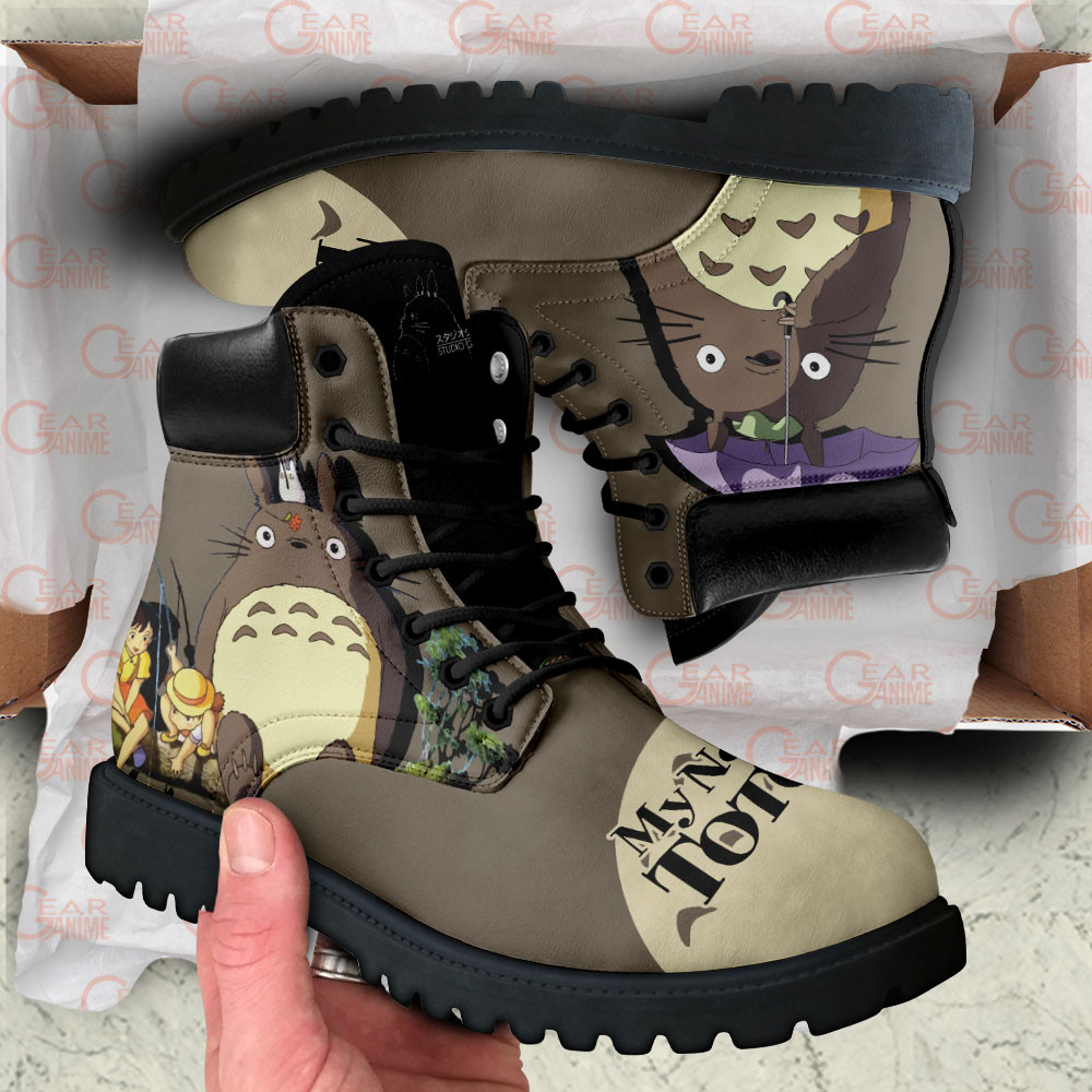 My Neighbor Totoro Boots Anime Custom Shoes