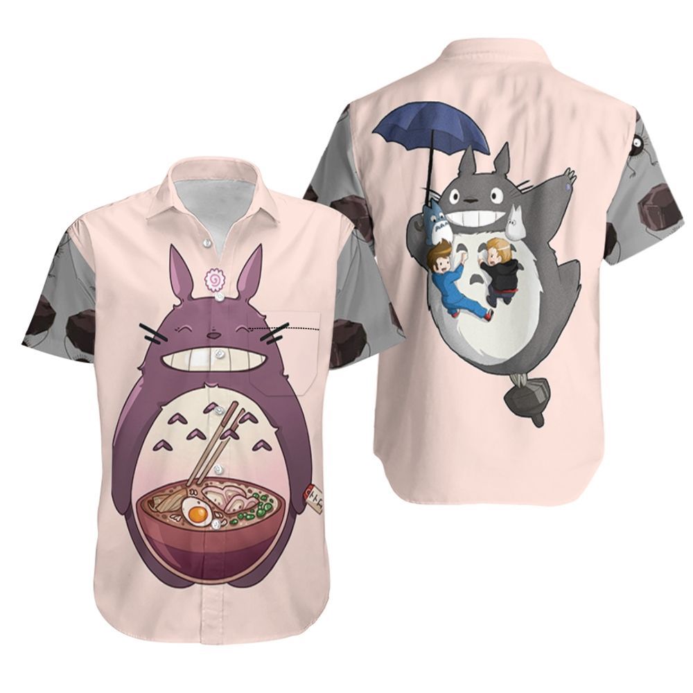 My Neighbor Totoro My Favorite Food Is Caramen Hawaiian Shirt