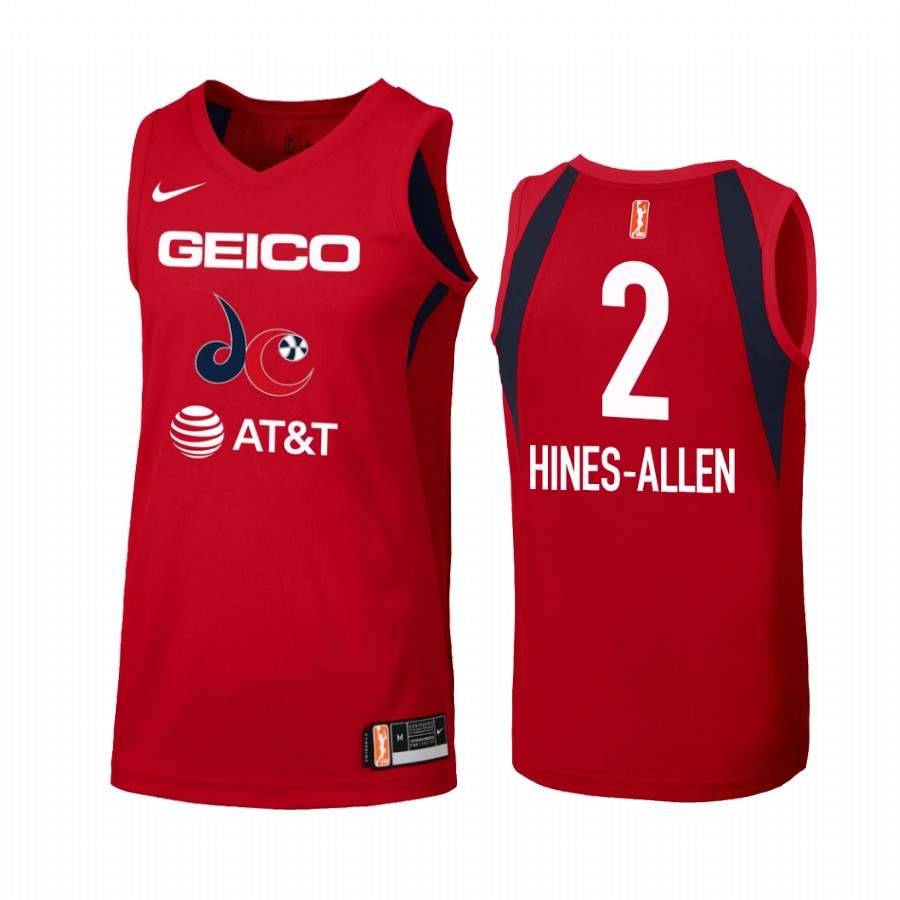 Myisha Hines-Allen WNBA Primary Women's Red Jersey