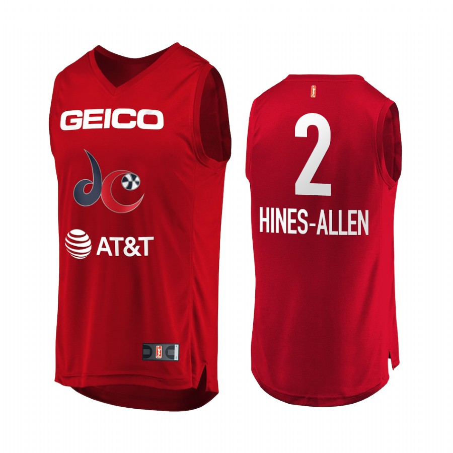 Myisha Hines-Allen WNBA Red Jersey