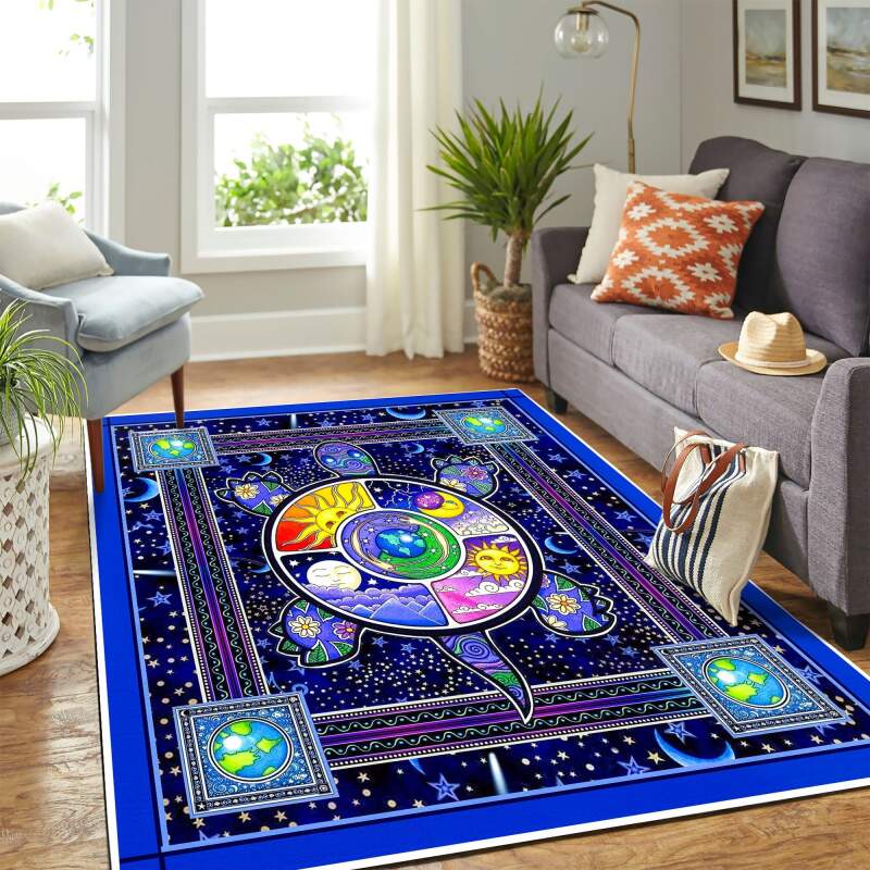 Mystery Turtle Mk Carpet Area Rectangle Rug