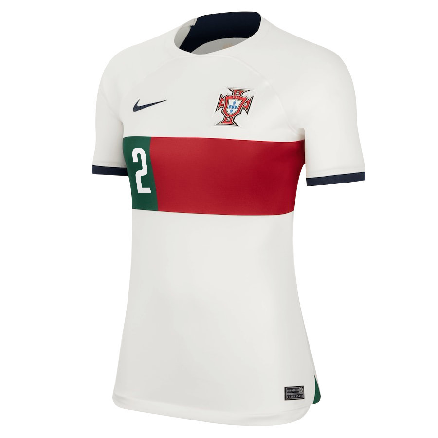 Nélson Semedo 2 Portugal National Team 2022-23 Qatar World Cup Women Soccer Jersey – Away