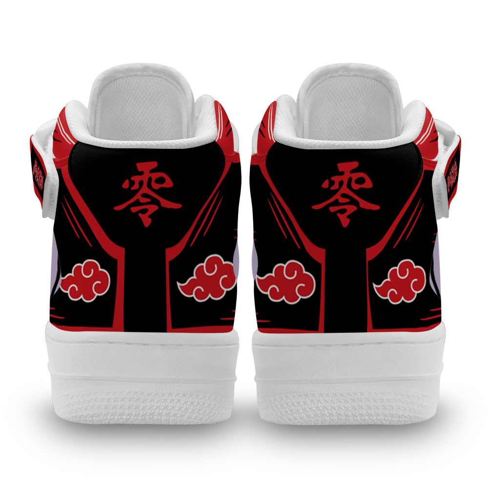 Nagato Pain Sneakers Air Mid Custom Anime Akatsuki Shoes