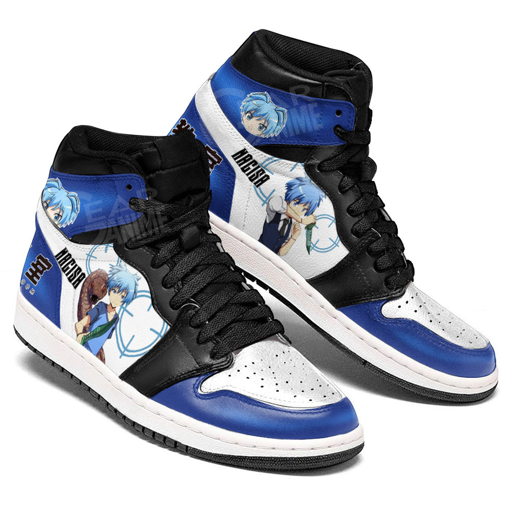 Nagisa Shiota JD1s Sneakers Assassination Classroom Anime Shoes, Air Jordan Hightop