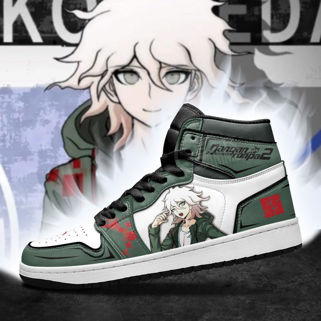 Nagito Komaeda Danganronpa Anime 1 High Top Air Jordan Sneaker, Air Jordan Hightop