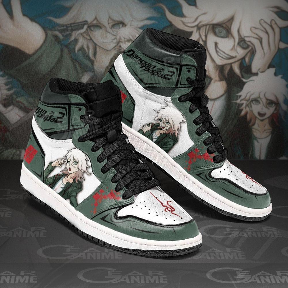 Nagito Komaeda JD1s Sneakers Danganronpa Anime Shoes, Air Jordan Hightop