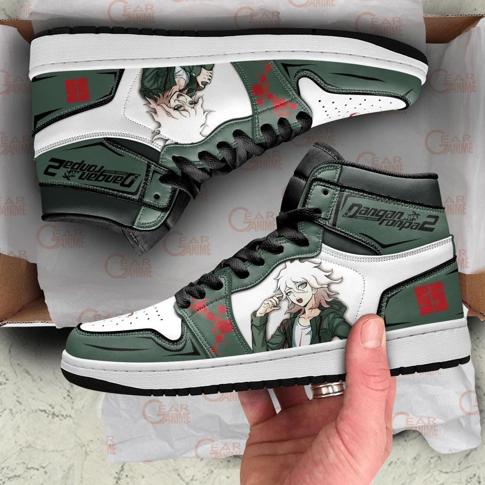 Nagito Komaeda JD1s Sneakers Danganronpa Anime Shoes, Air Jordan Hightop