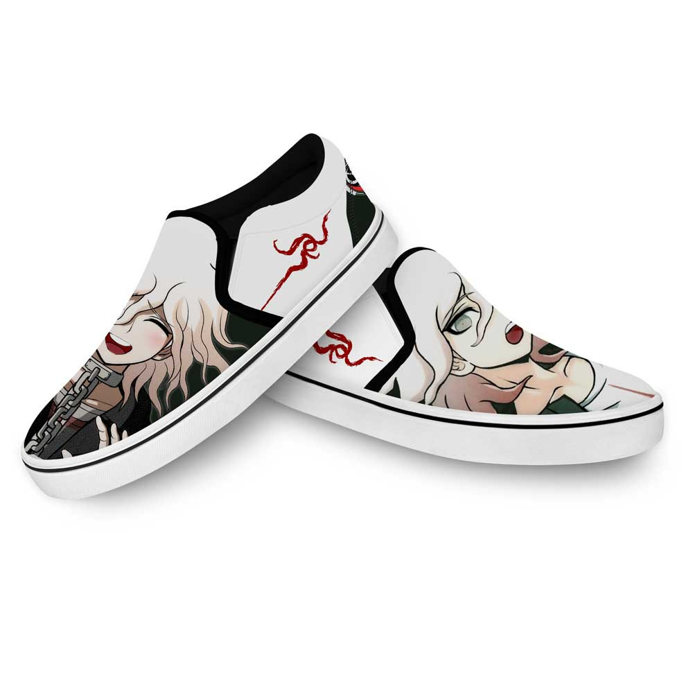 Nagito Komaeda Slip-On Shoes Canvas Custom Anime Danganronpa Shoes