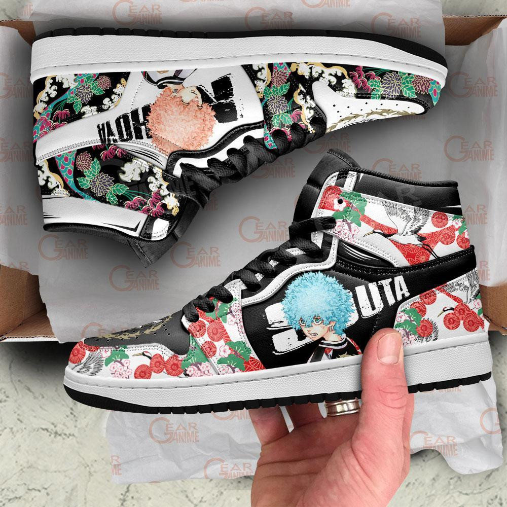 Nahoya and Souta Kawata JD1s Sneakers Anime Tokyo Revengers Shoes, Air Jordan Hightop