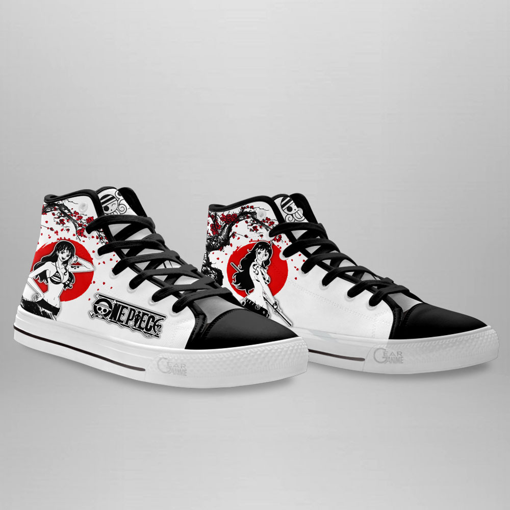 Nami High Top Shoes Custom Anime One Piece Sneakers Japan Style