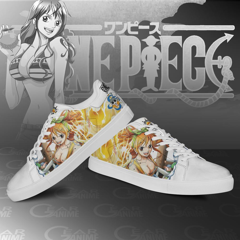 Nami Skate Shoes One Piece Custom Anime Shoes