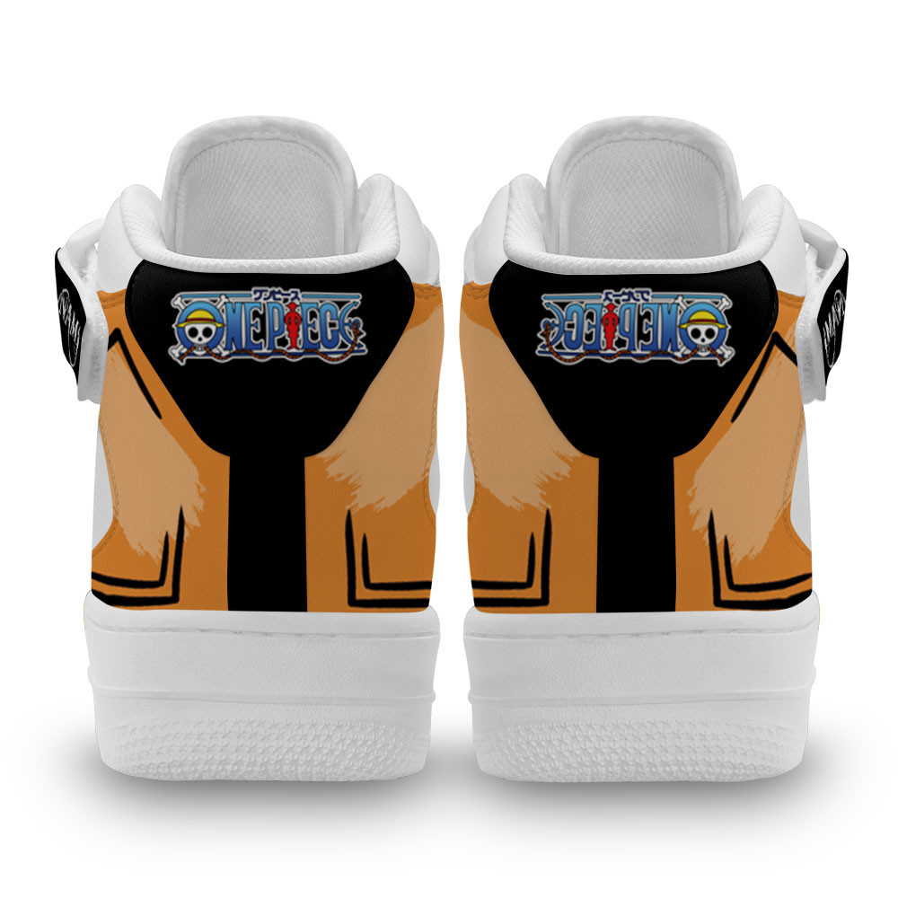 Nami Sneakers Air Mid One Piece Custom Anime Shoes