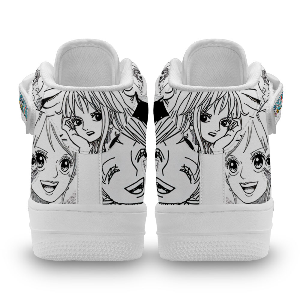 Nami Sneakers Air Mid One Piece Custom Anime Shoes Mix Manga