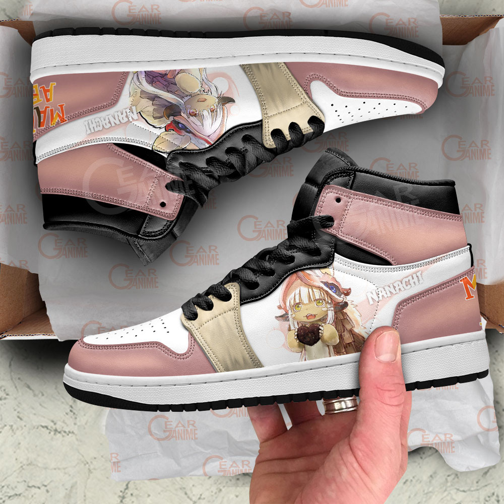 Nanachi JD1s Sneakers Made In Abyss Anime Shoes For Otaku, Air Jordan Hightop