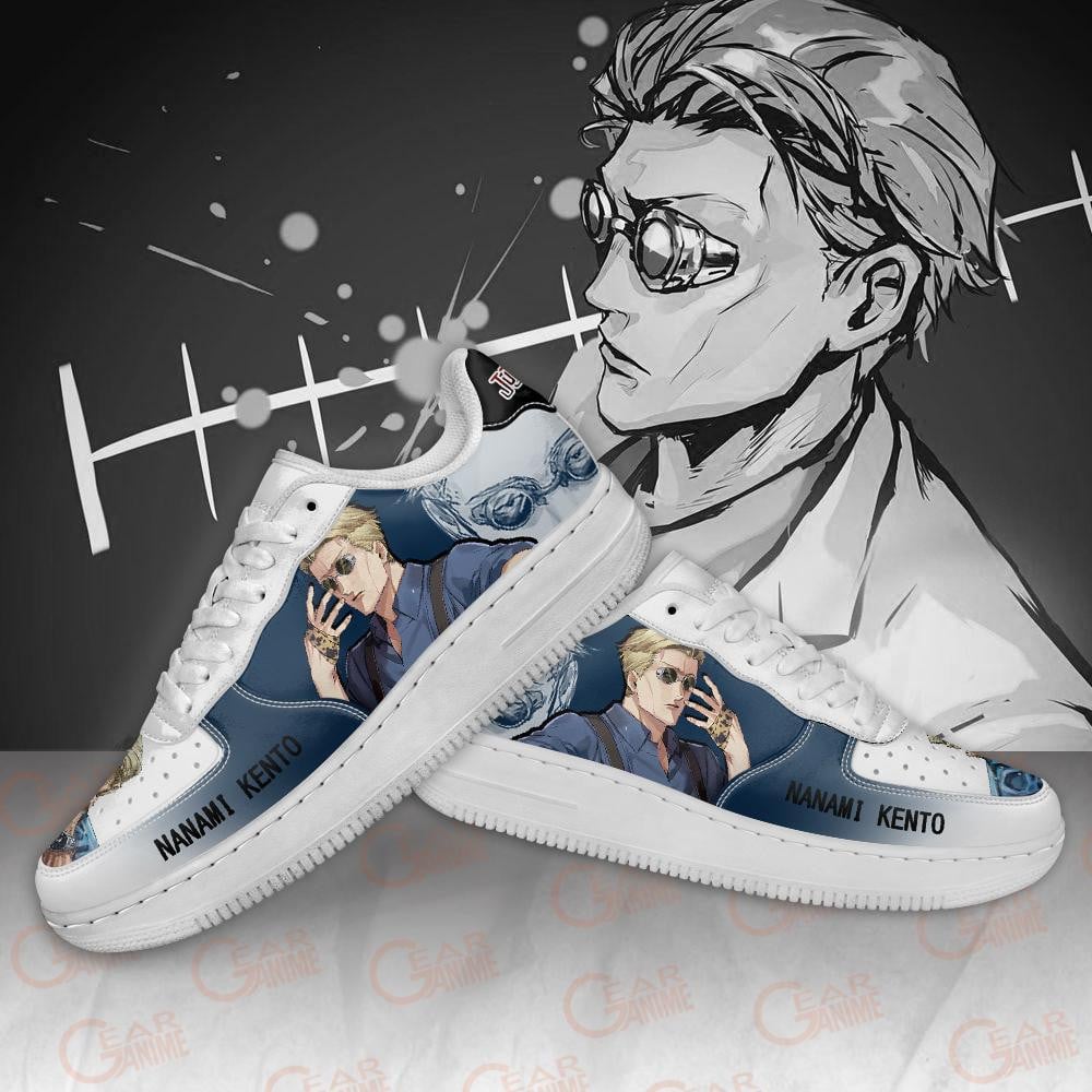 Nanami Kento Jujutsu Kaisen Air Sneakers Custom Anime Shoes