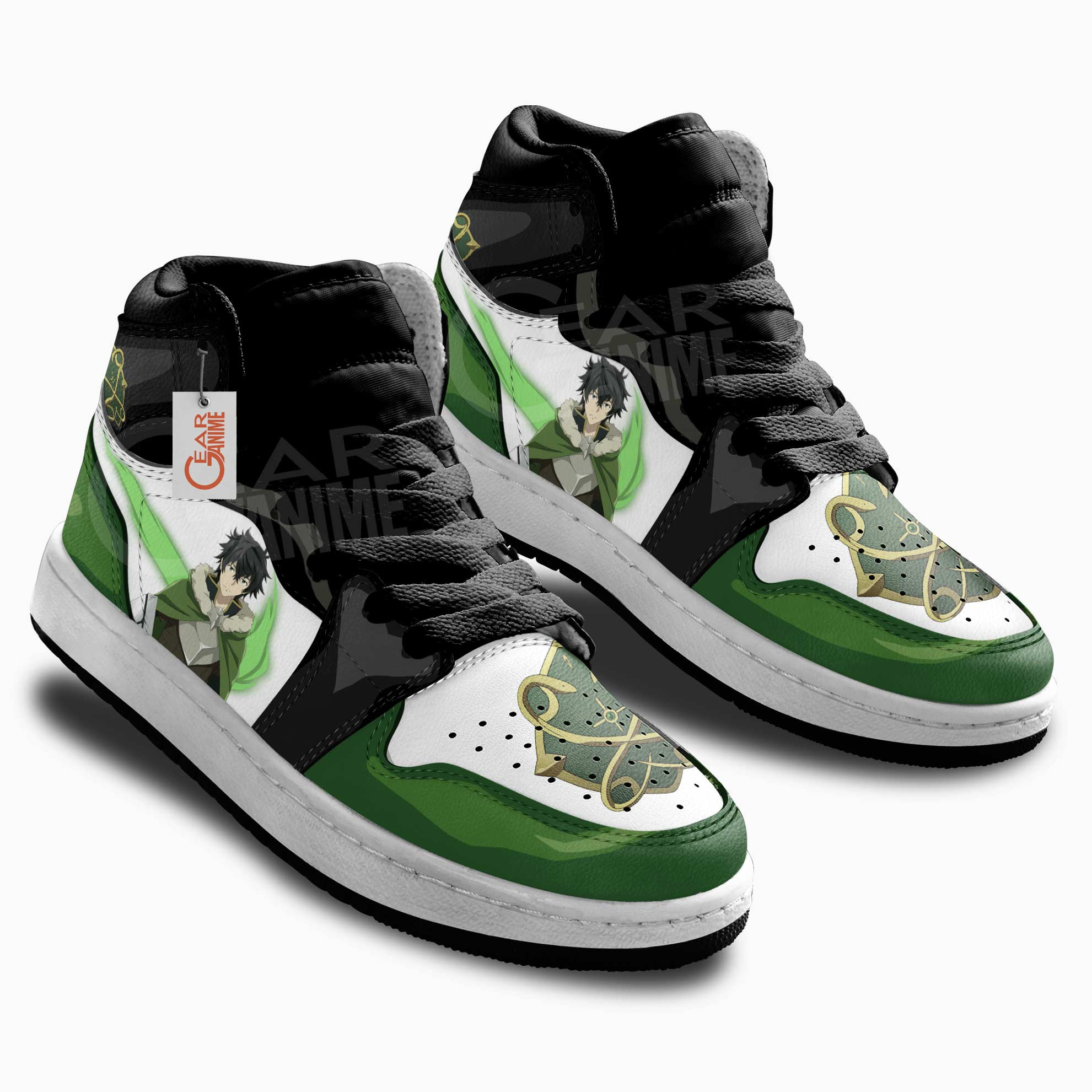 Naofumi Iwatani Chimera Viper Shield Anime Kids Custom Sneakers