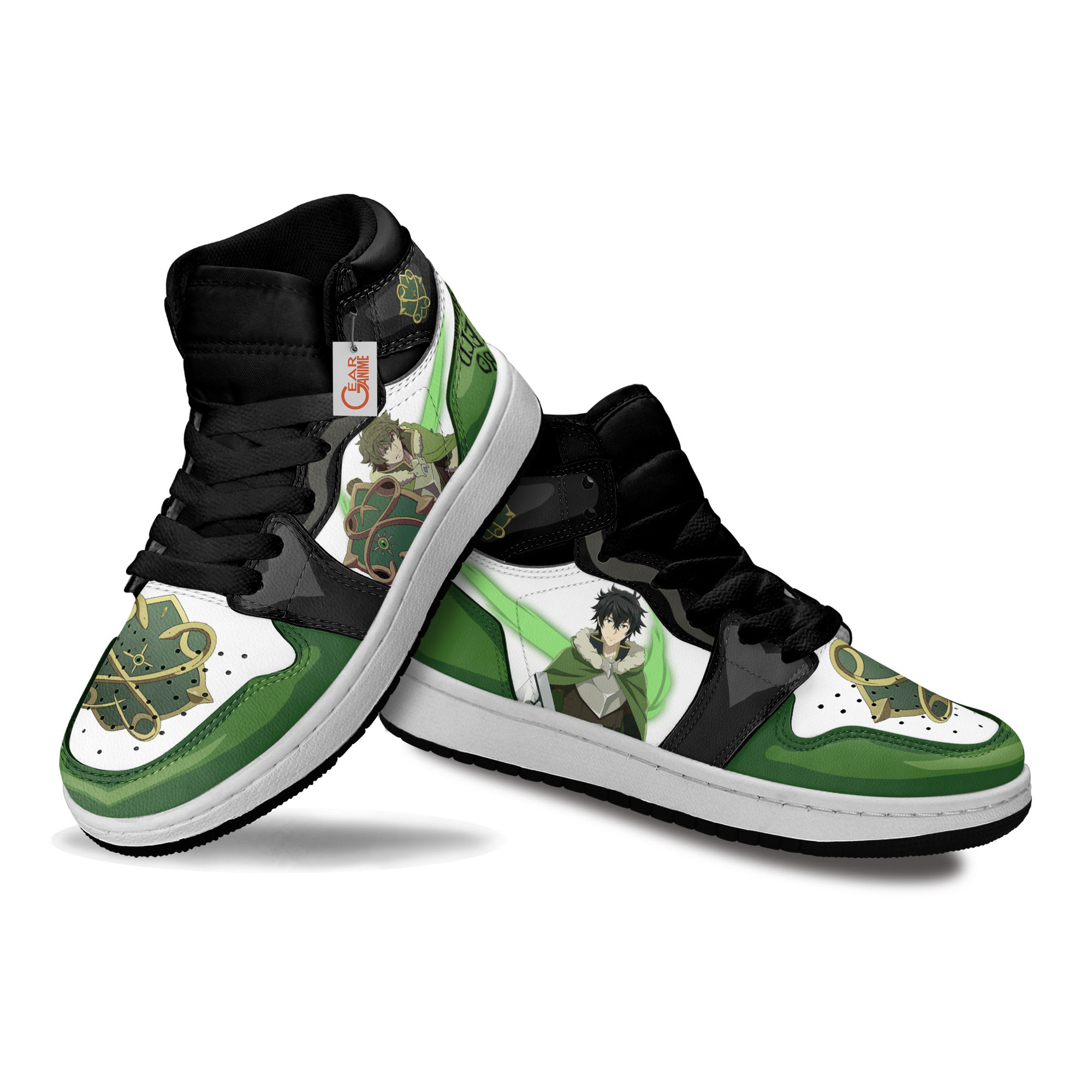 Naofumi Iwatani Chimera Viper Shield Anime Kids Custom Sneakers