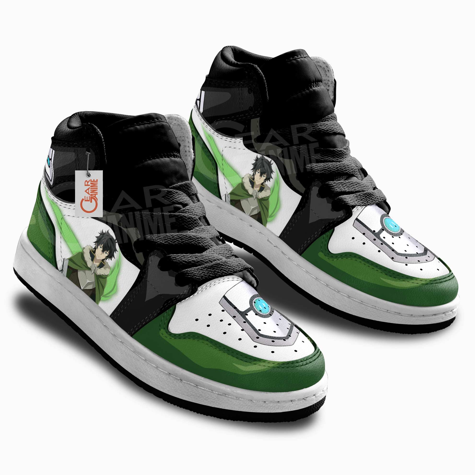 Naofumi Iwatani Main Shield Anime Kids Custom Sneakers