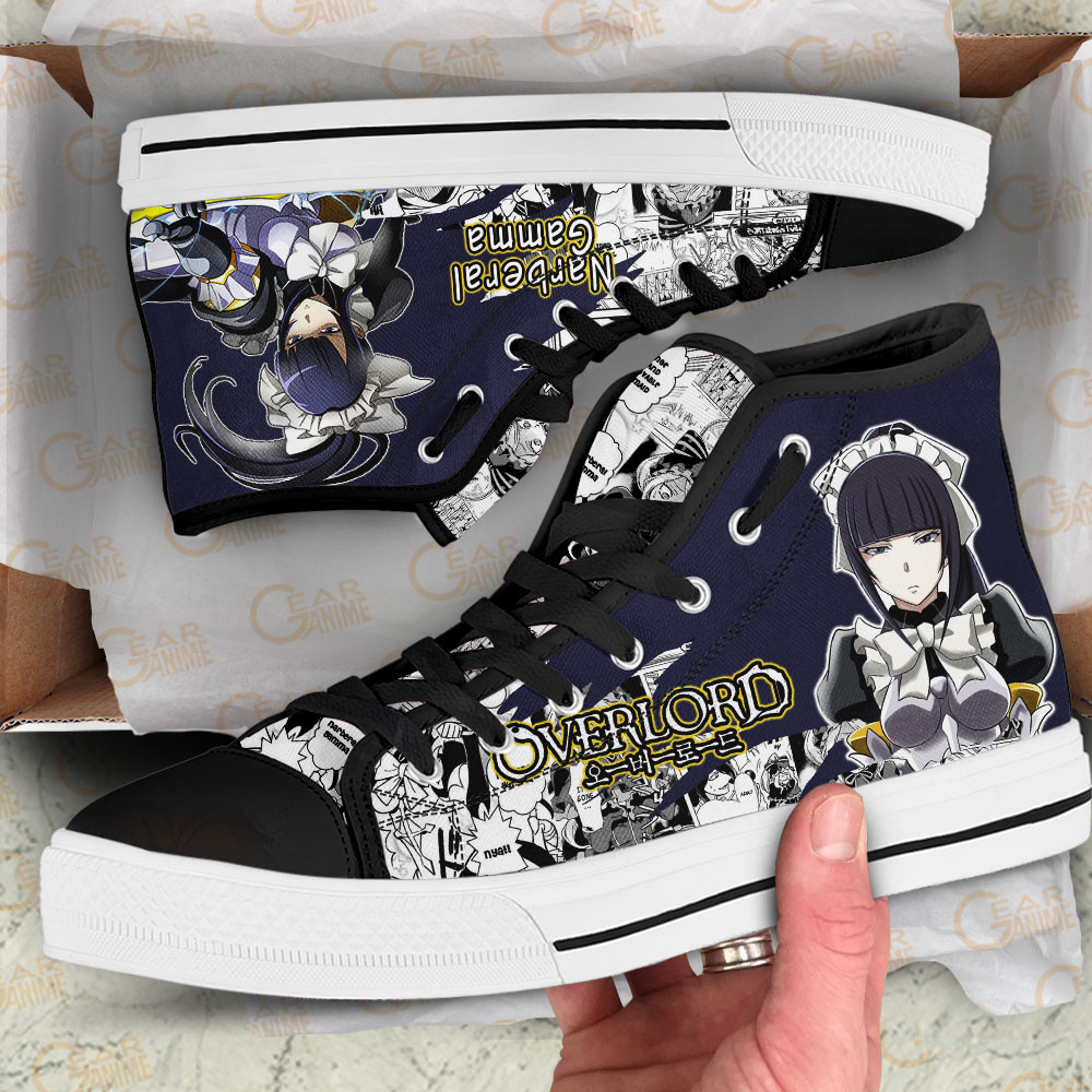 Narberal Gamma High Top Shoes Custom Overlord Anime Sneakers