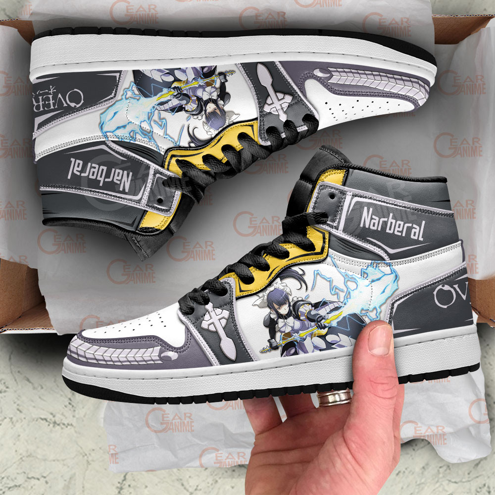 Narberal Gamma JD1s Sneakers Overlord Anime Shoes, Air Jordan Hightop