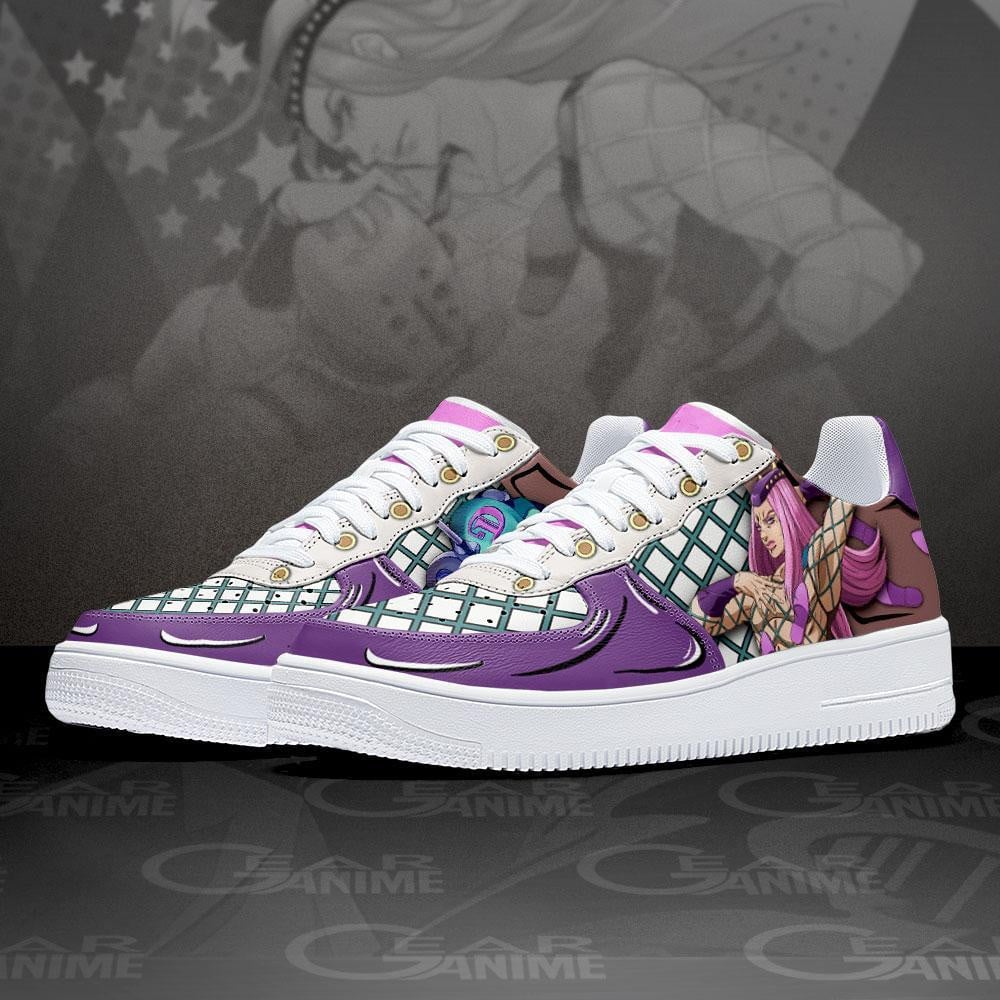 Narciso Anasui Air Sneakers Custom Anime JoJo’s Bizarre Adventure Shoes