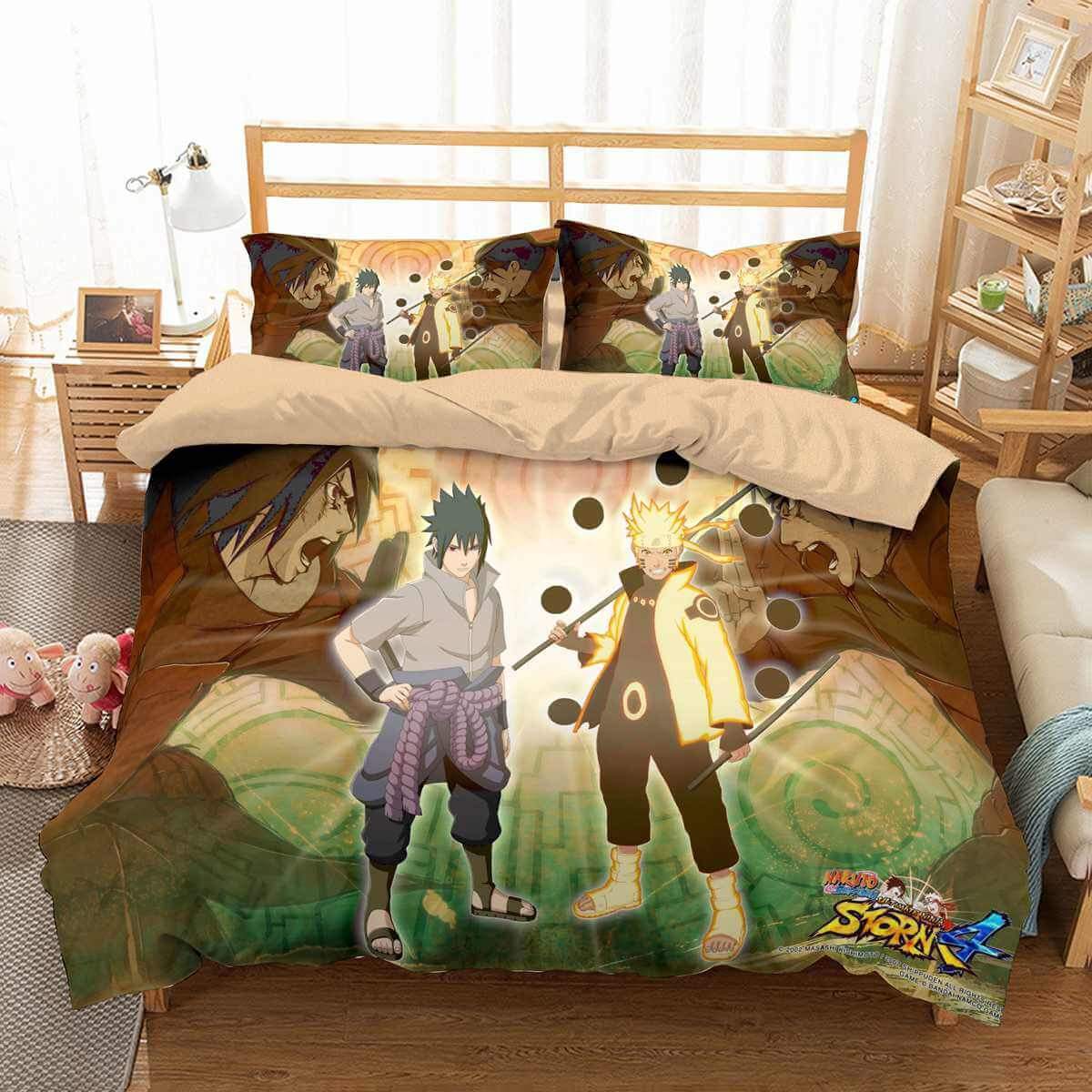 Naruto 3D Customized Duvet Cover Bedding Set