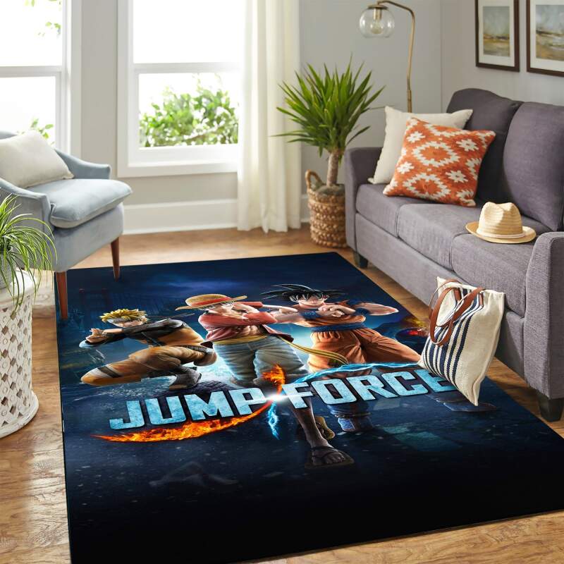 Naruto Goku Luffy Jump Force Carpet Rectangle Rug