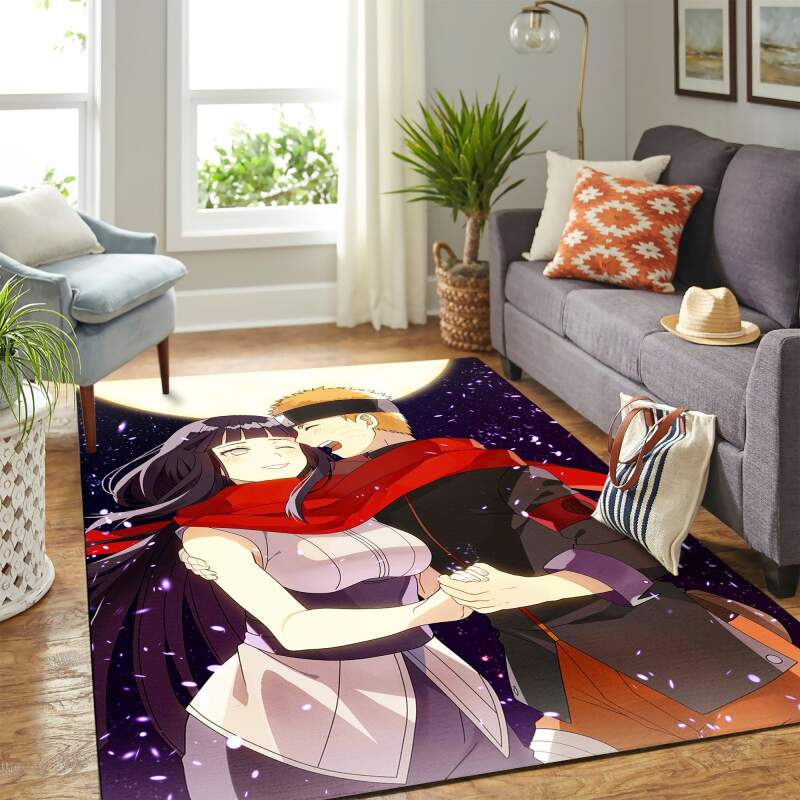 Naruto Hinata Carpet Rectangle Rug