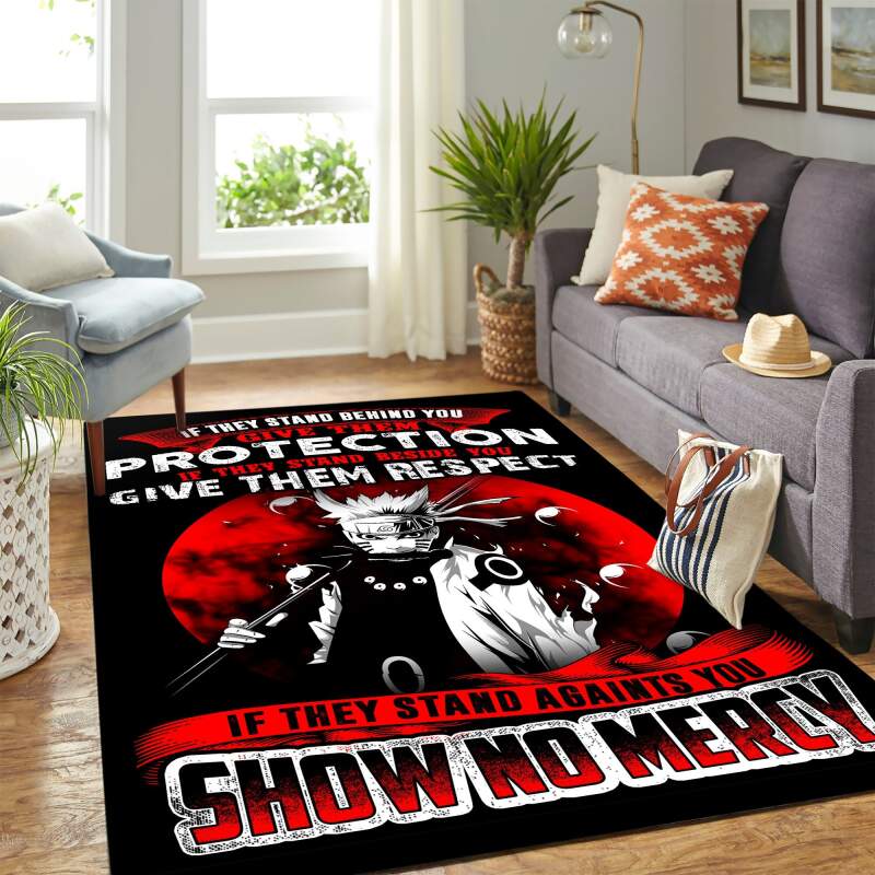 Naruto No Mercy Carpet Floor Area Rectangle Rug
