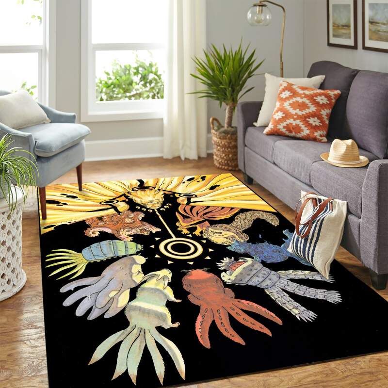 Naruto Power Carpet Rectangle Rug