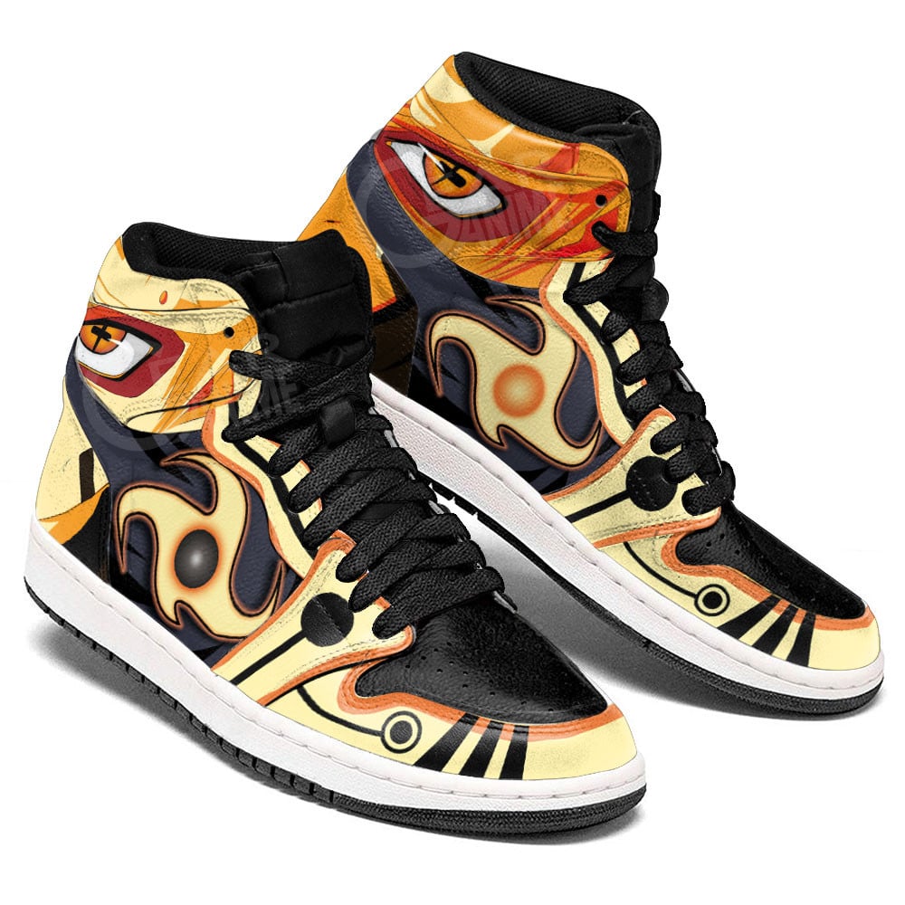 Naruto Rasenshuriken JD1s Sneakers Anime Shoes, Air Jordan Hightop