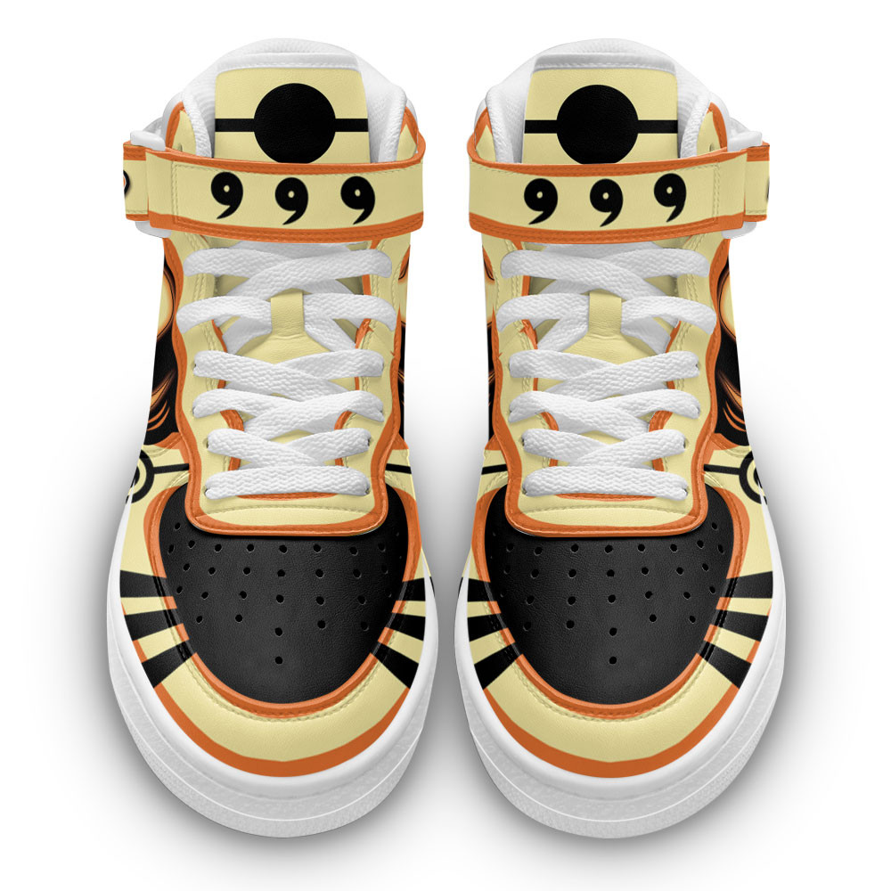 Naruto Rasenshuriken Sneakers Air Mid Custom Anime Shoes