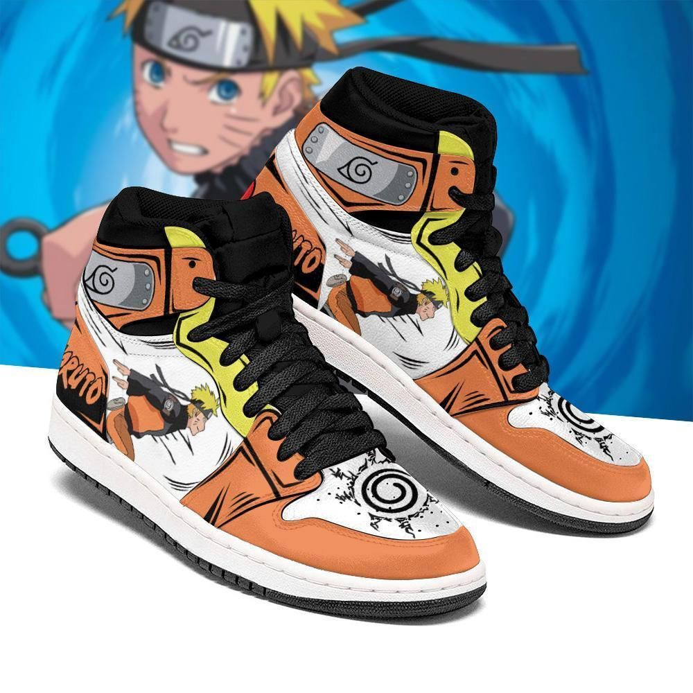 Naruto Run 1 High Top Air Jordan Sneaker, Air Jordan Hightop
